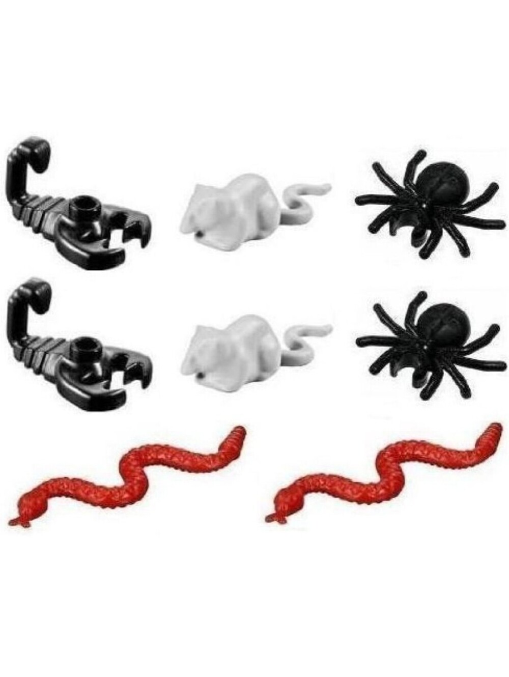 Brick Takeover LEGO Creepy Crawlers Accessories Scorpion Rat Spider Snake 8pcs.